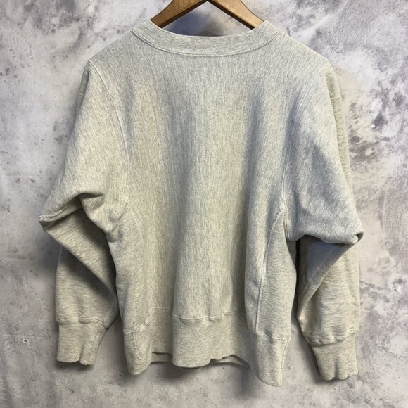 Vintage 90s University of Hawaii Sweatshirt Mens M Gray Weave College Artex - Picture 2 of 14